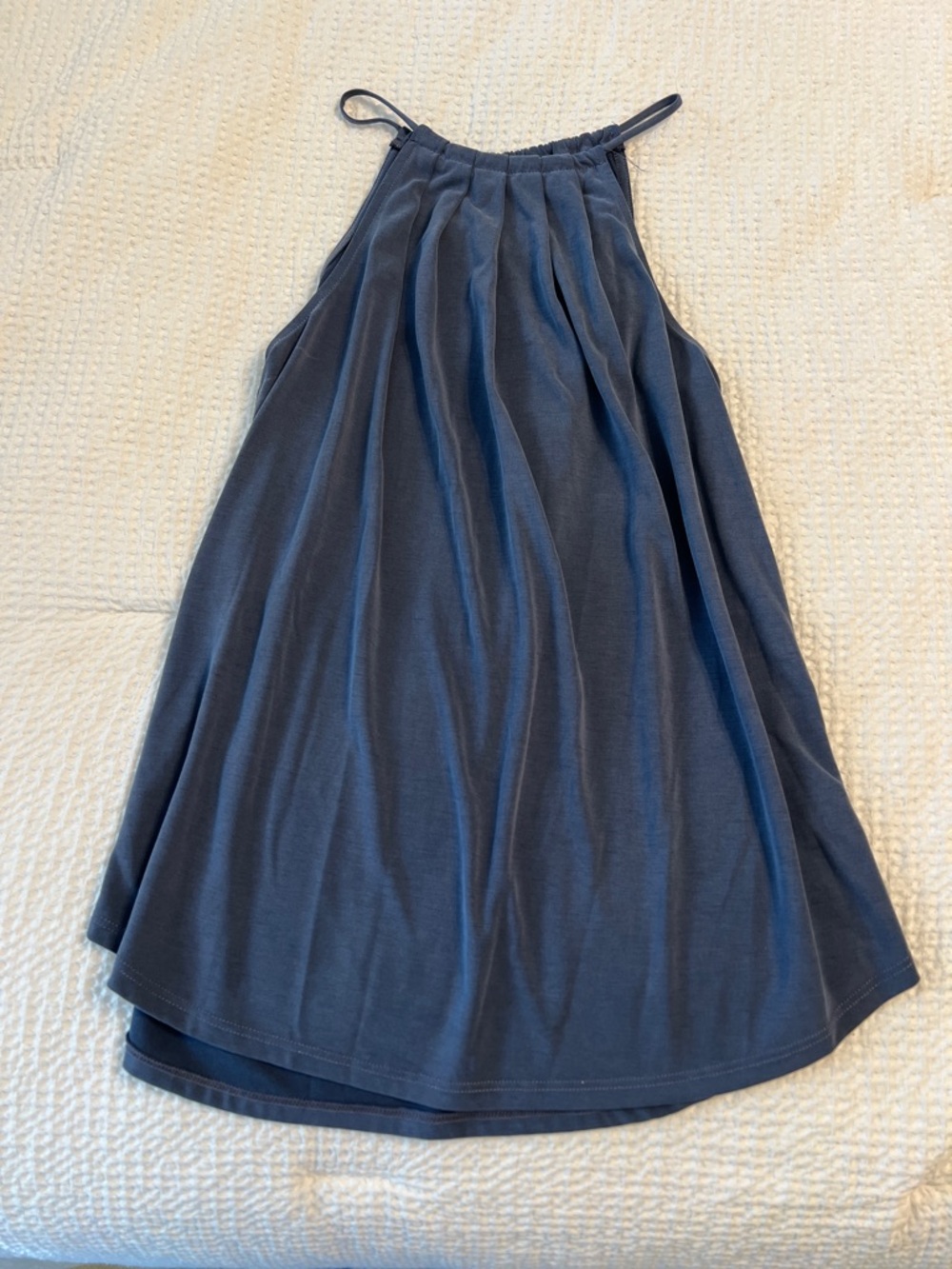 Women's Navy Blue Halter Top